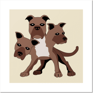 Brown Cerberus Posters and Art